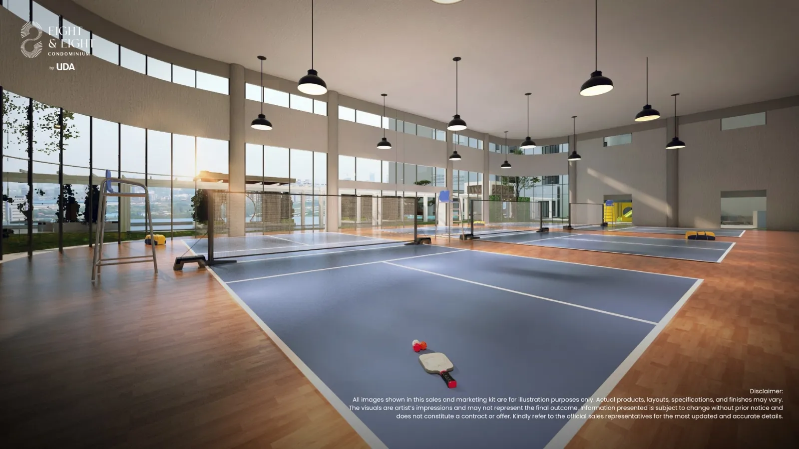 Eight & Eight — Pickleball deck