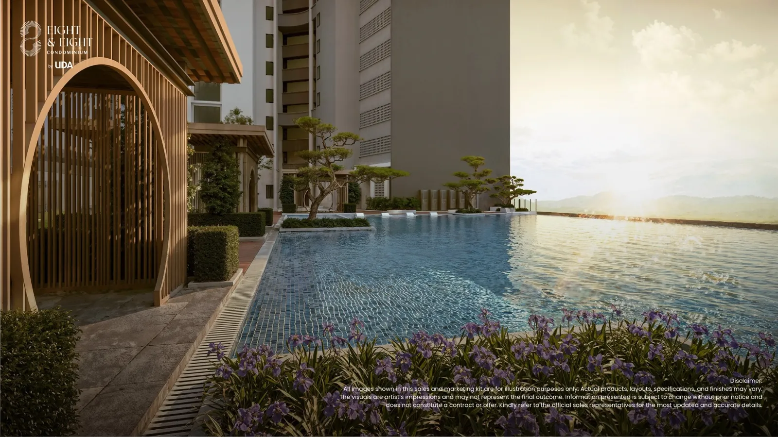 Eight & Eight — Swimming pool deck
