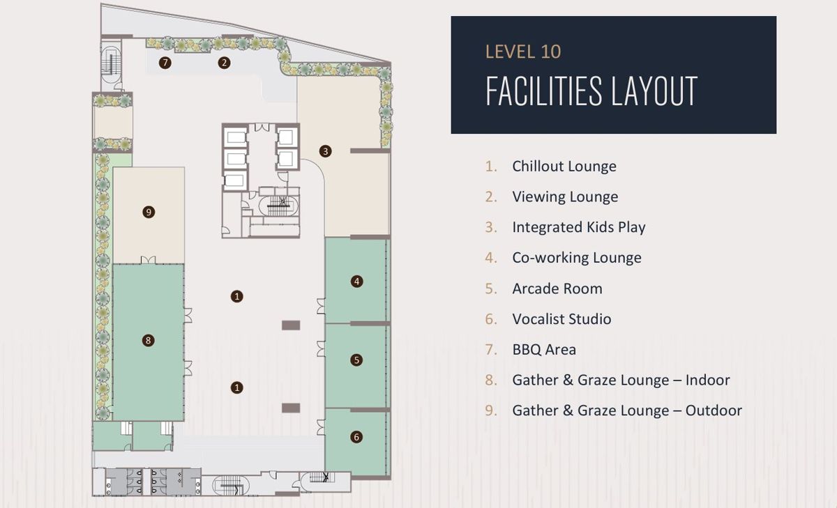 G’Vinton level 10 facilities plan artist impression