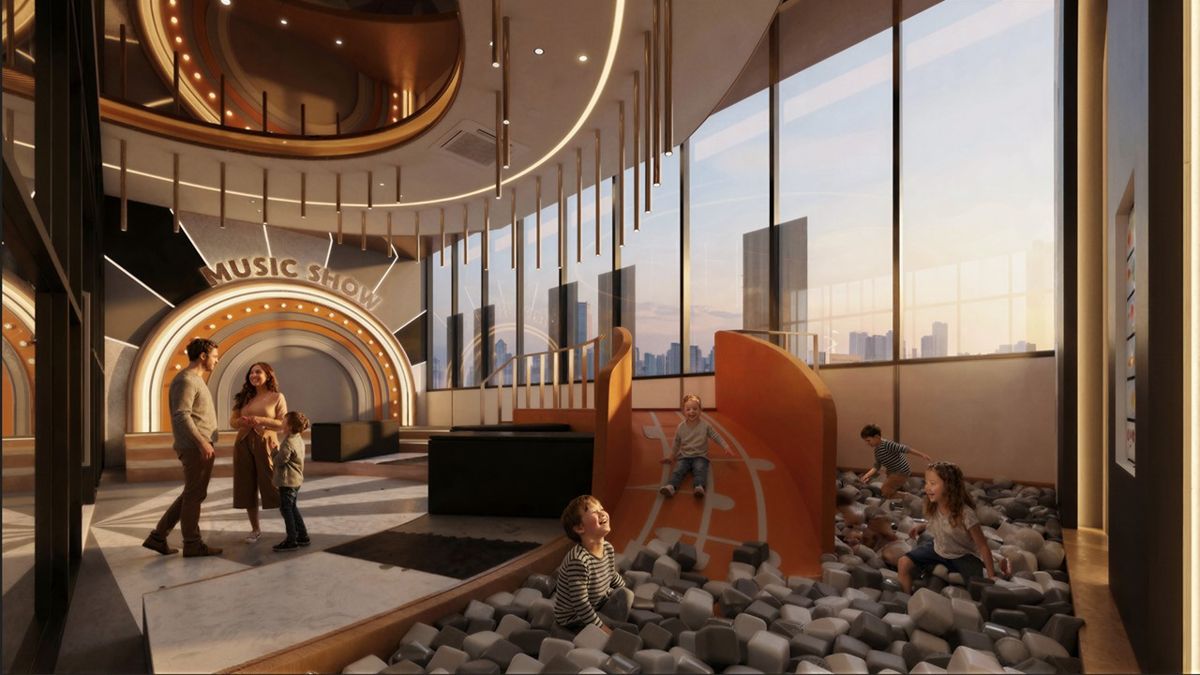G’Vinton integrated kids play artist impression