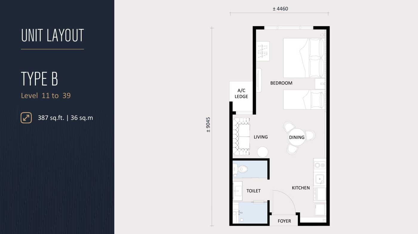 G’Vinton Type B floor plan