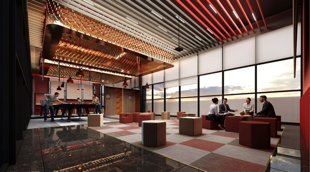 G’Vinton arcade room artist impression