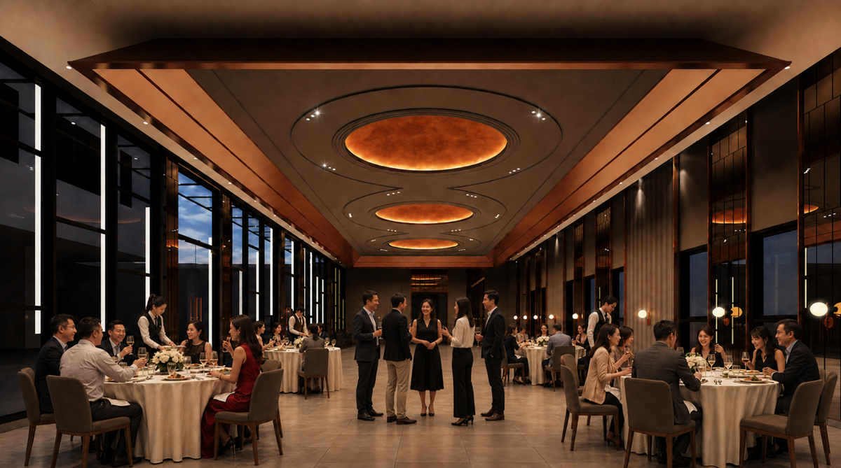 G’Vinton gather & graze lounge artist impression