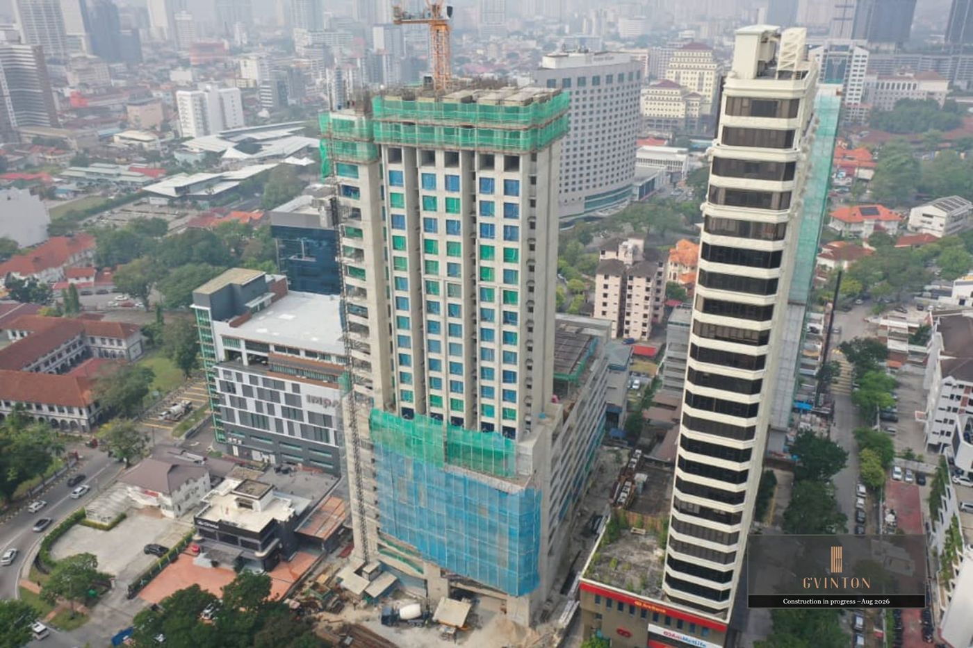 G’Vinton construction progress in August 2026, second view
