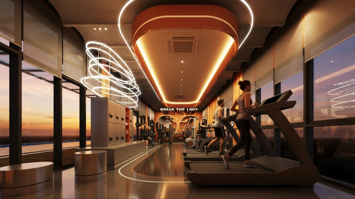 G’Vinton sky gym artist impression