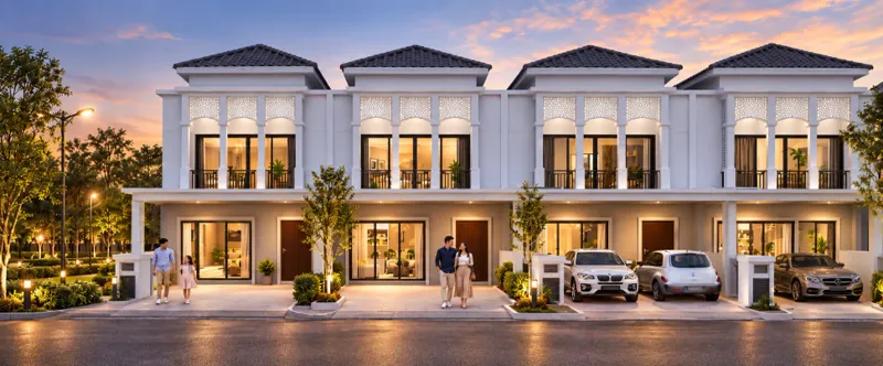 Ferringhi Hills building facade — Developer artist impression