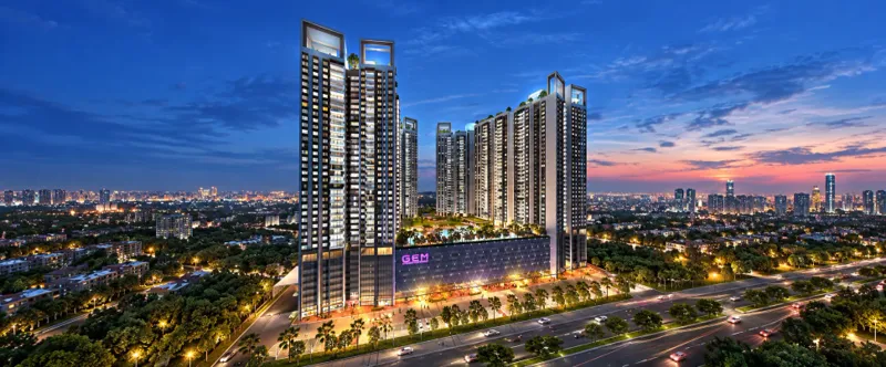 Gem Residences building facade — Gem Residences tower facade artist impression from the supplied project material