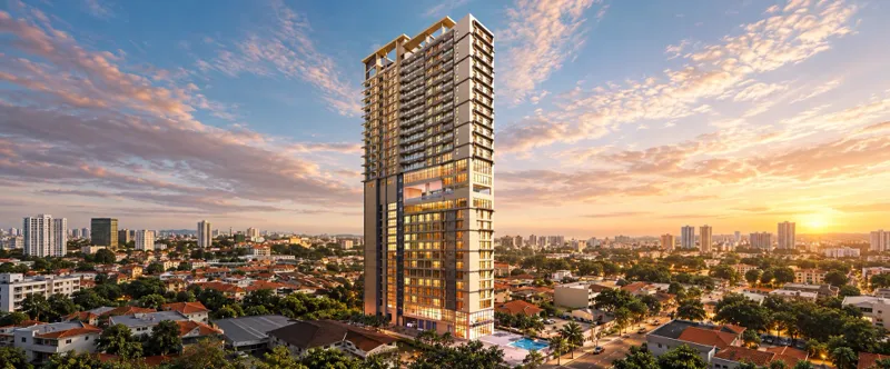 Green City Residences building facade — Developer artist impression