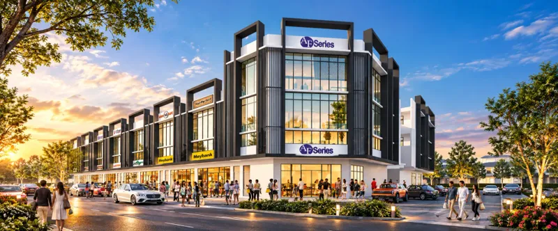 HI World City building facade — Developer artist impression