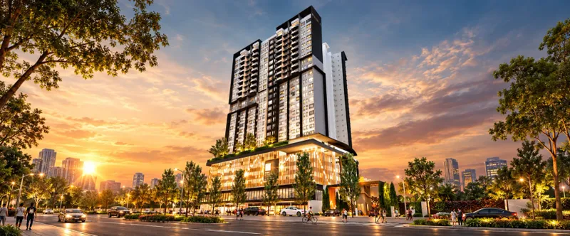Marc Residences building facade — Developer building-facade artist impression