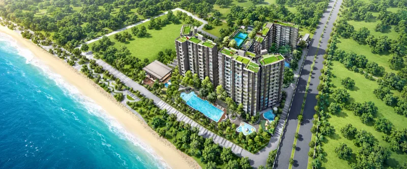 Marina Residence 2 building facade — Developer building-facade artist impression