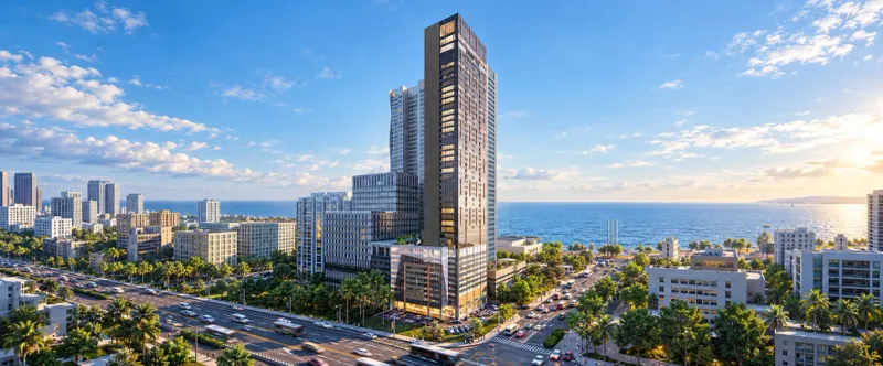 Maritime Signature building facade — Developer building-facade artist impression