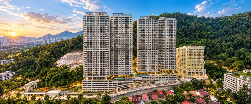 Mont Residence building facade — Developer building-facade artist impression
