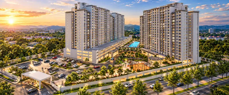 Montview Residences building facade — Developer building-facade artist impression