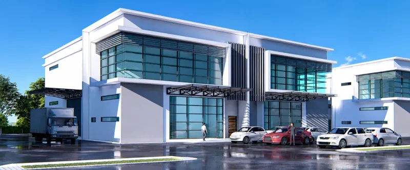 Regalway Industrial Hub building facade — Building exterior or project masterplan from the supplied or official project material