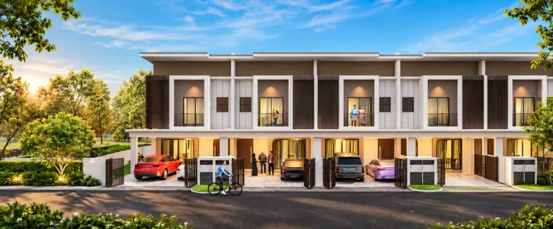 SA Terraces building facade — Building exterior or project masterplan from the supplied or official project material
