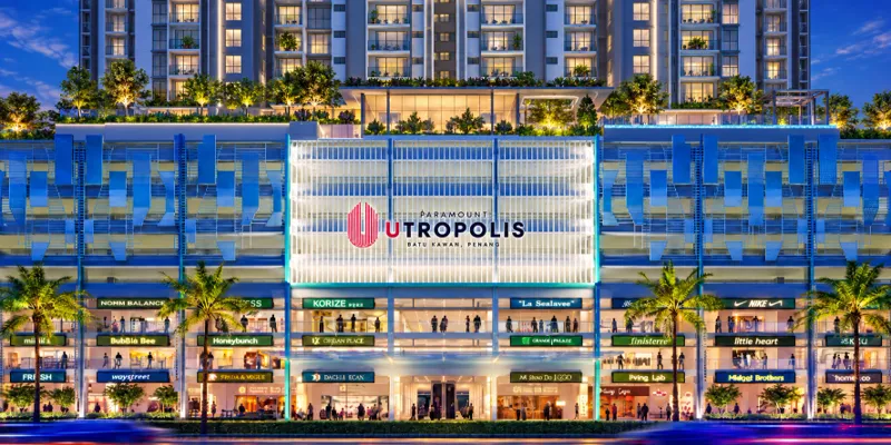 Sensasi (Commercial) @ Utropolis building facade — Project image supplied in the PropIn Project Library