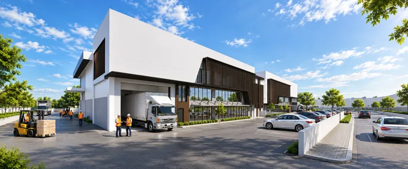 Sungai Lokan Industrial Park building facade — Building exterior from the supplied project brochure