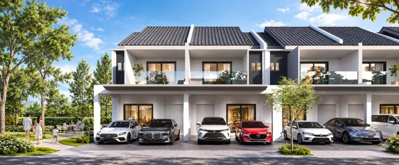 Sunrise Terraces building facade — Building exterior from the supplied project material