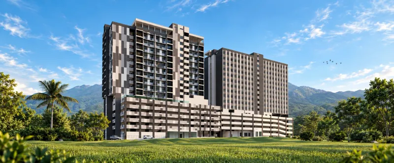 Taman Harmoni Vista building facade — Building exterior from the supplied project material
