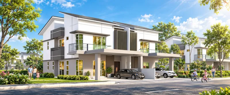 Taman Nuri Emas building facade — Building exterior from the supplied project material