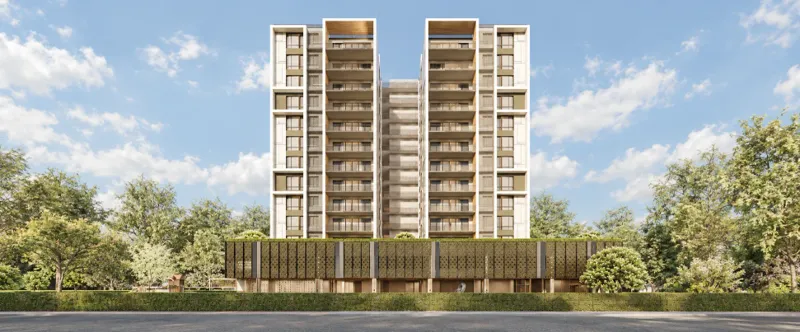 The Anton building facade — Building exterior from the supplied or official project material