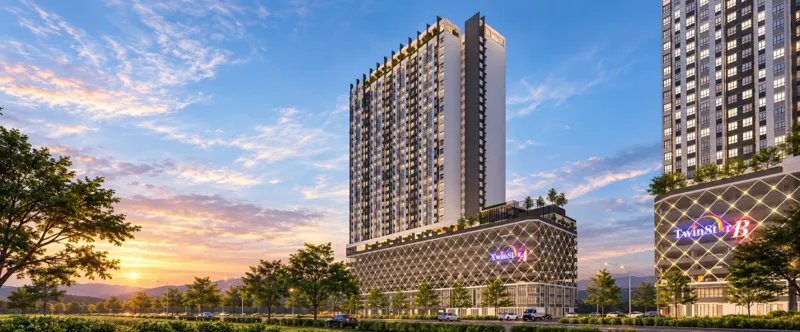 TwinStar building facade — Building exterior from the supplied or official project material