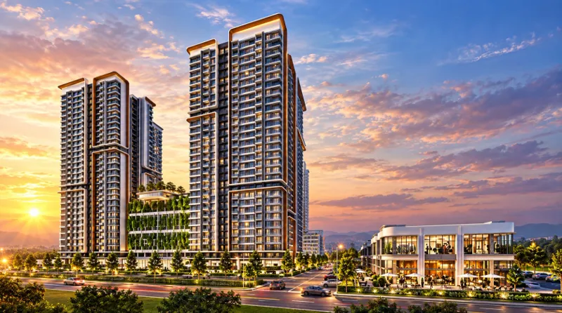 Vi Residence building facade — Vi Residence visual supplied in the PropIn Project Library