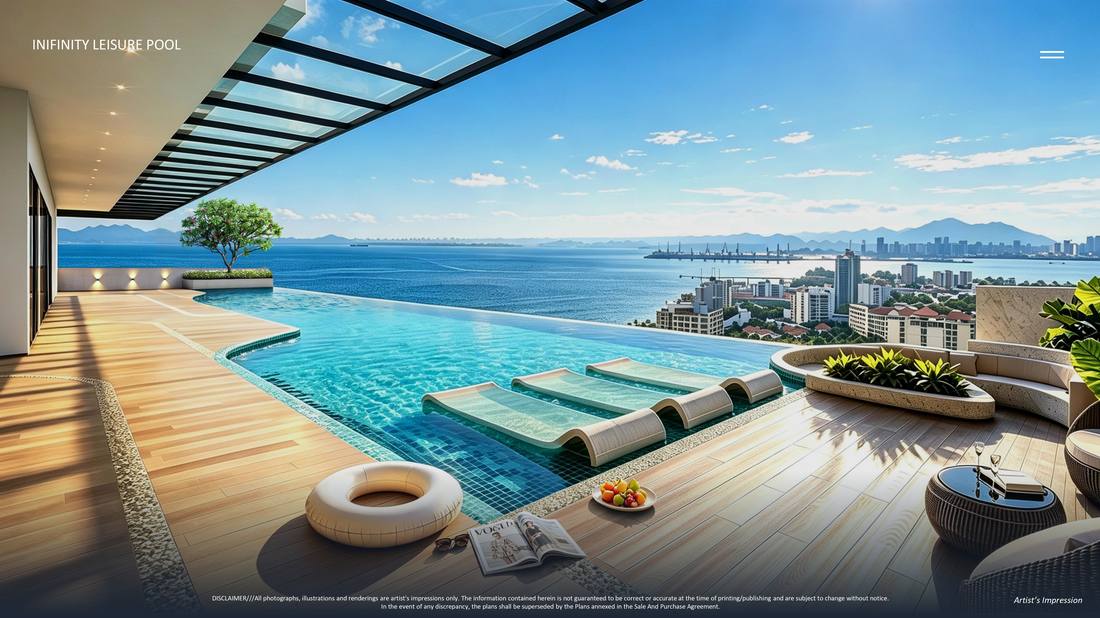 G'Vinton Infinity Leisure Pool, Level 39 rooftop, George Town Penang