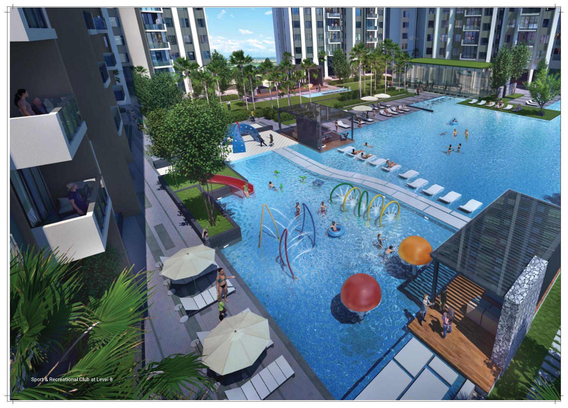 Gem Residences — Swimming and leisure deck