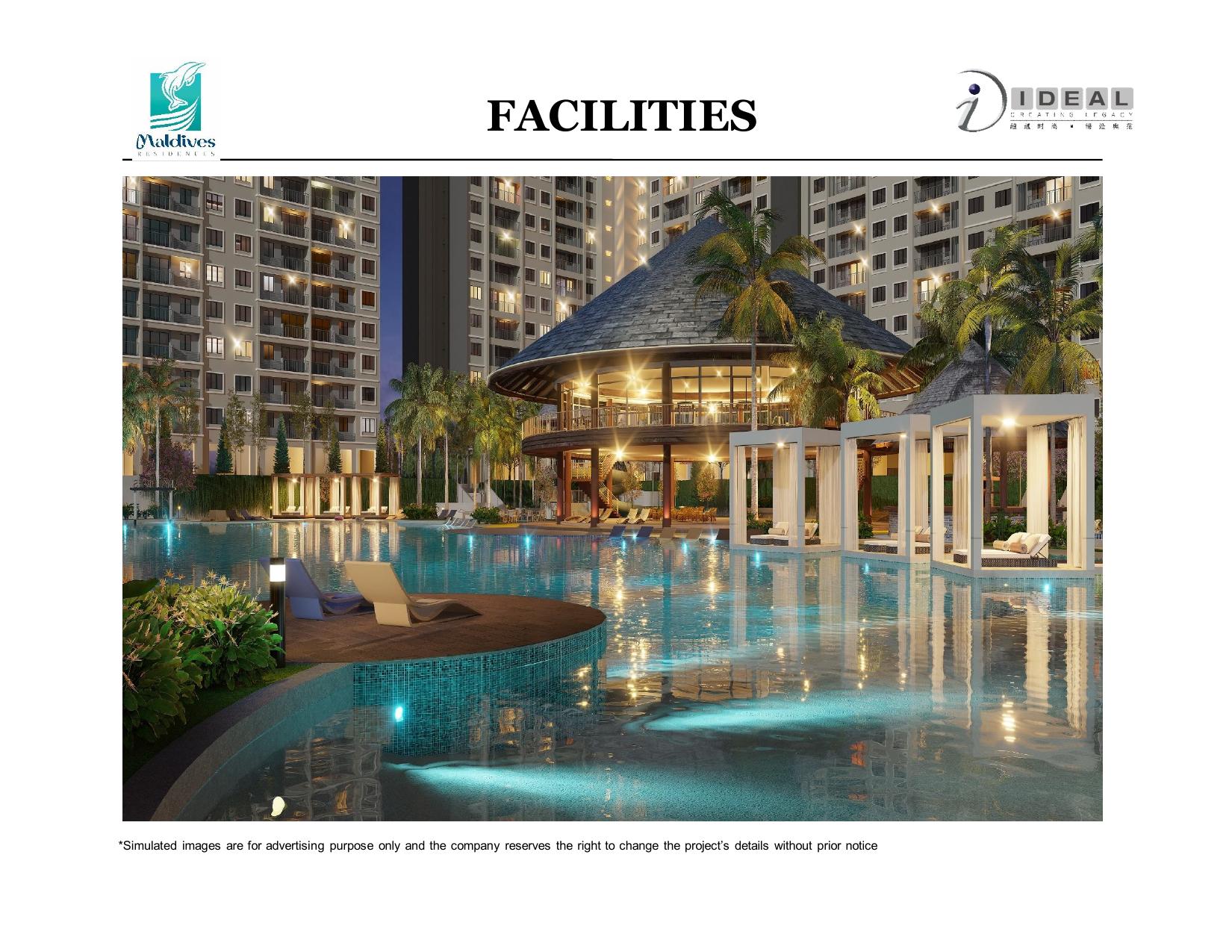 Maldives Residences — Resort-style pool deck