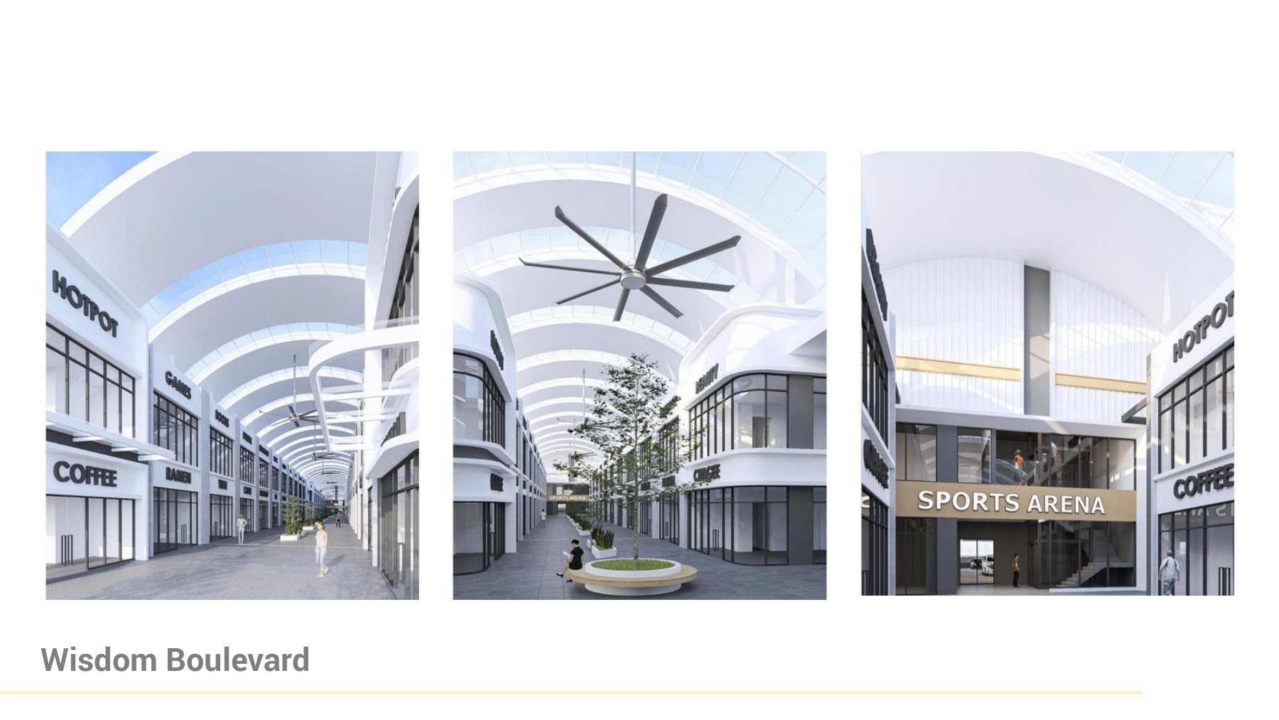 Wisdom Boulevard — Commercial streetscape