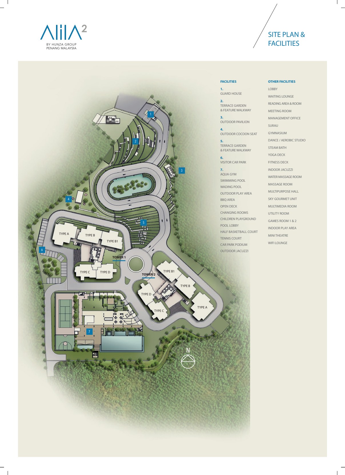 Alila 2 — Site and facilities plan