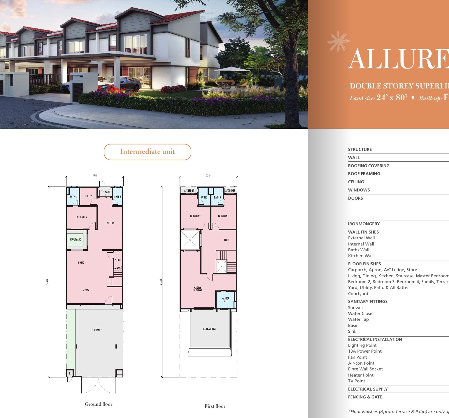 Amansara North Allure floor plan