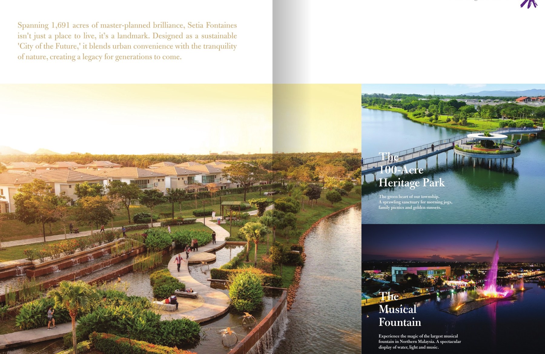 Amansara North @ Setia Fontaines — Setia Fontaines township setting