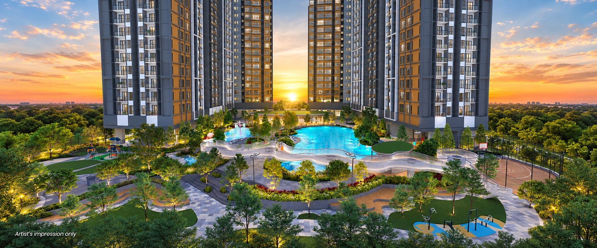 Andabreeze Residences building facade