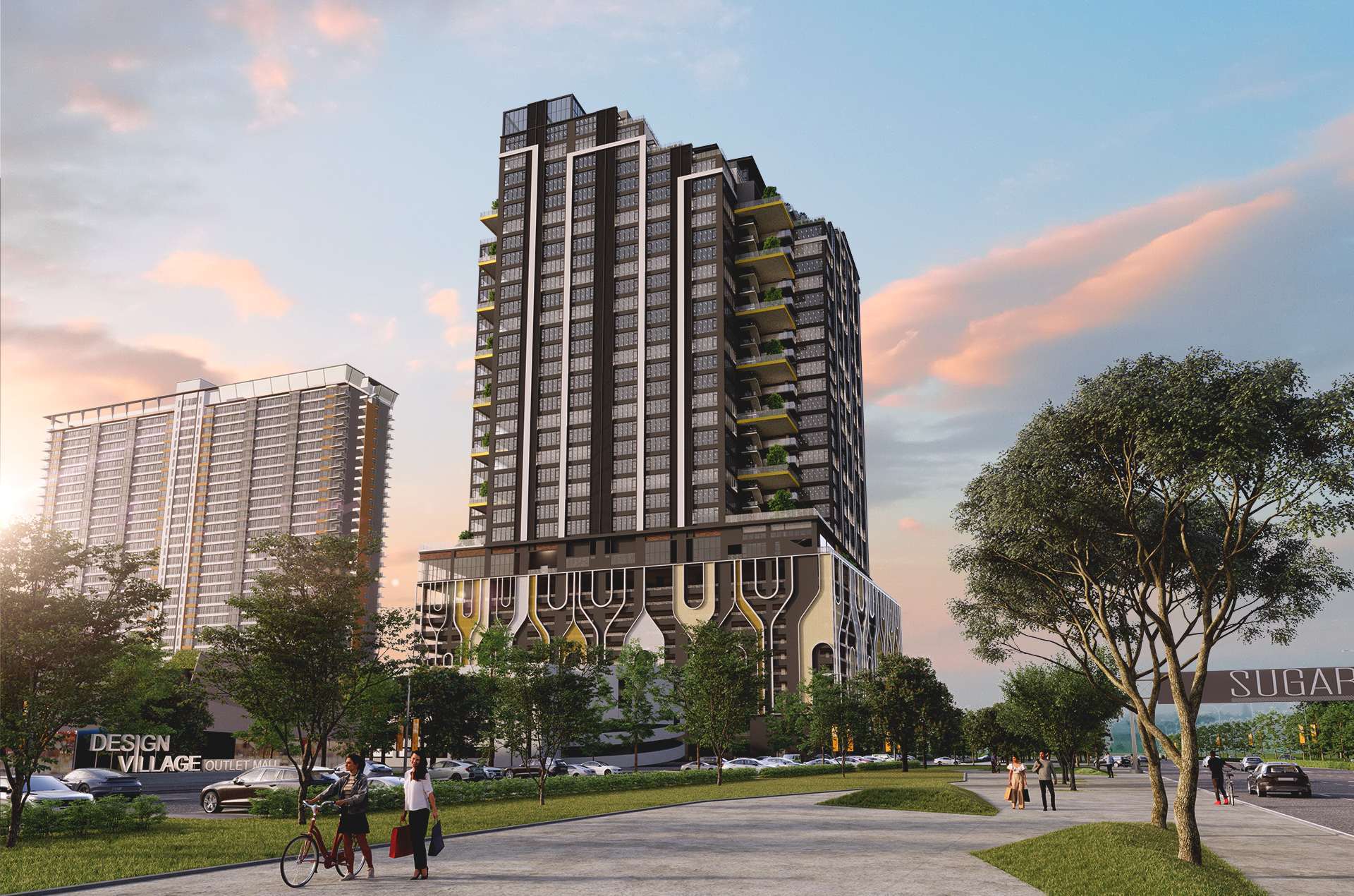 Capstone Corporate Suites building facade — Capstone Corporate Suites building facade artist impression
