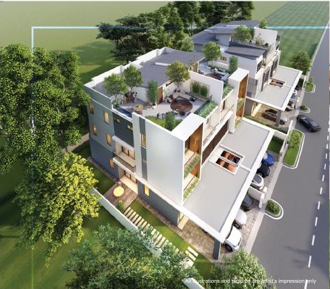 Double Tree Residences — Semi-detached rooftop and exterior overview