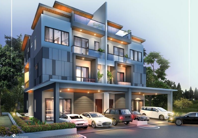 Double Tree Residences building facade — Developer artist impression