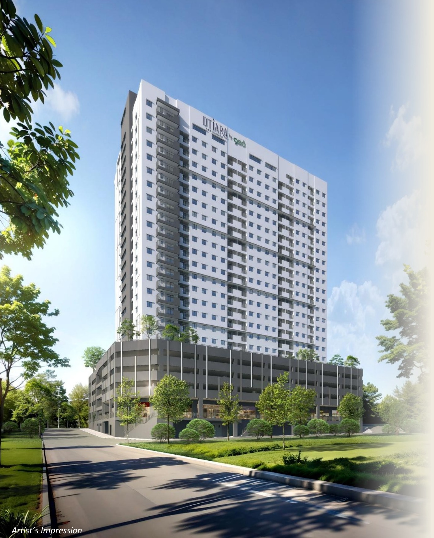 D’Tiara building facade — Developer’s artist impression