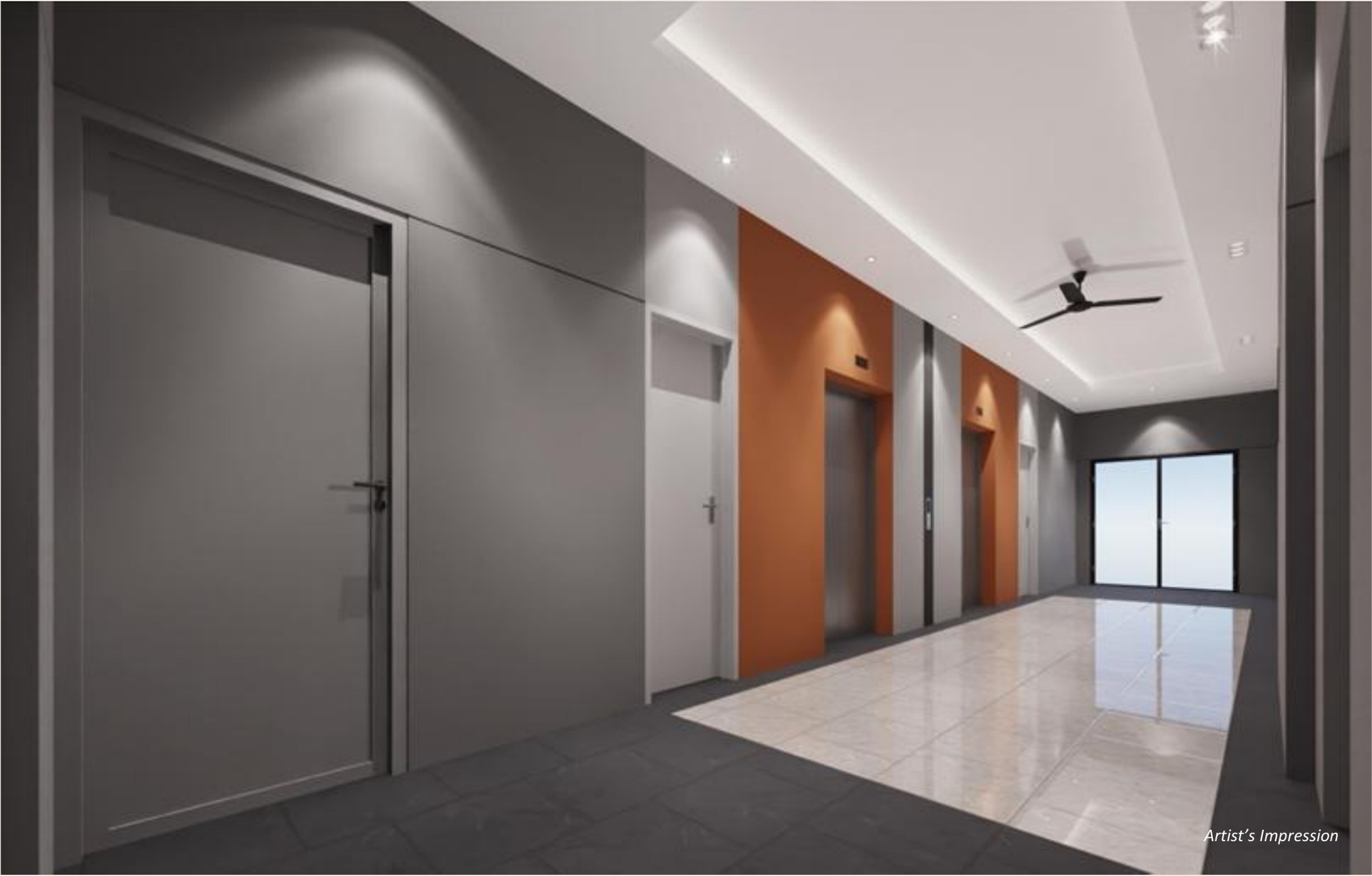 D’Tiara — Lift lobby
