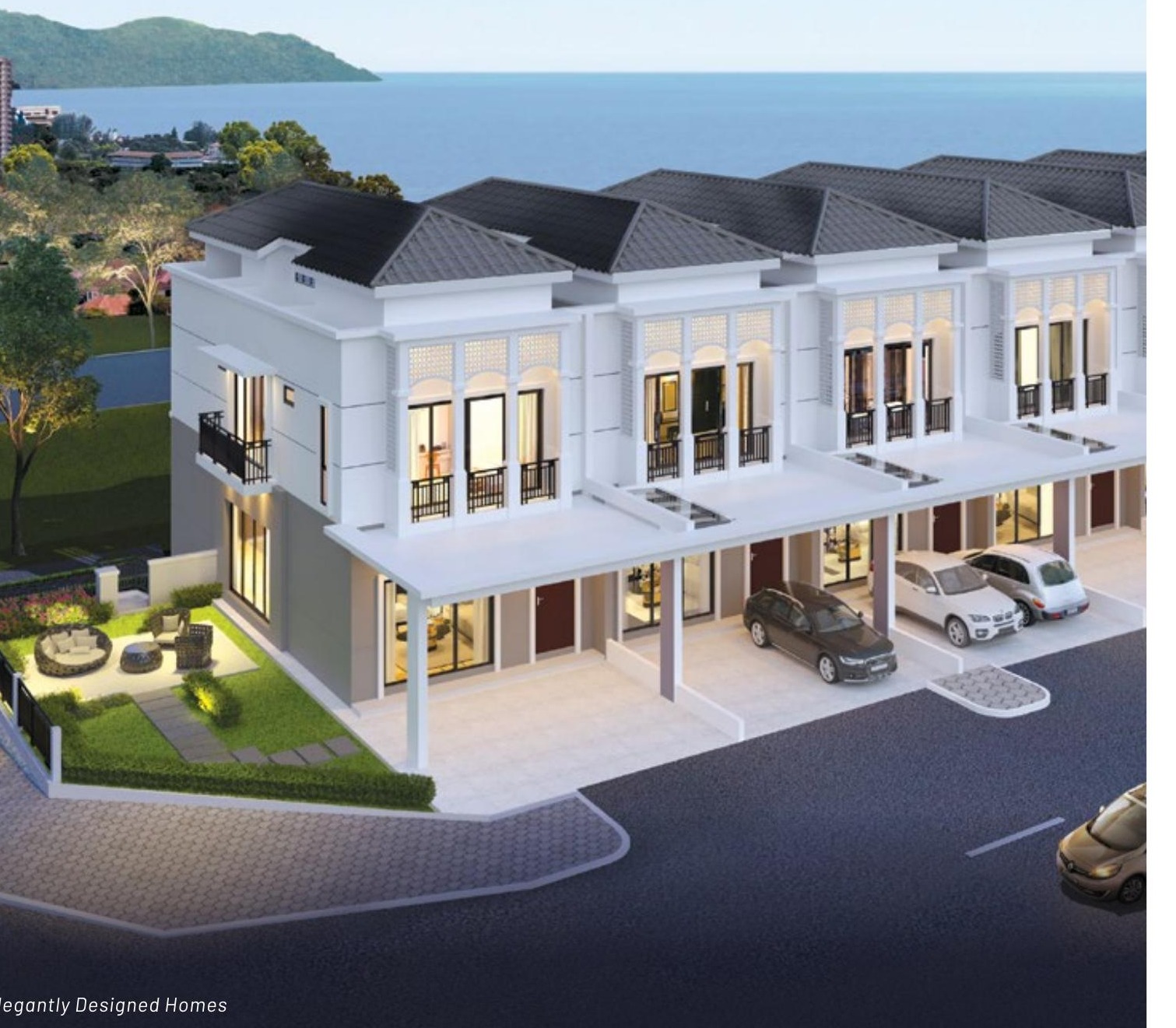 Ferringhi Hills — Superlink street exterior