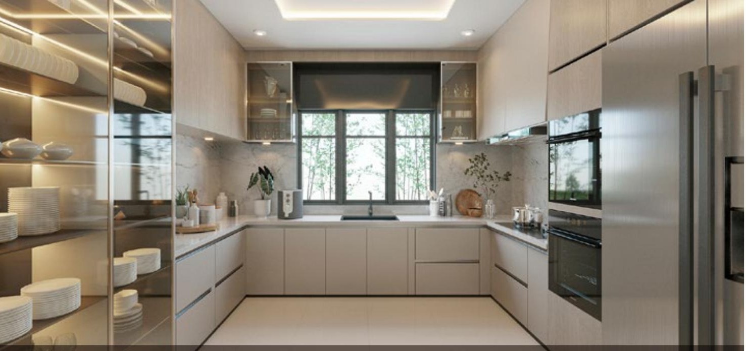 Ferringhi Hills — Kitchen and dining space