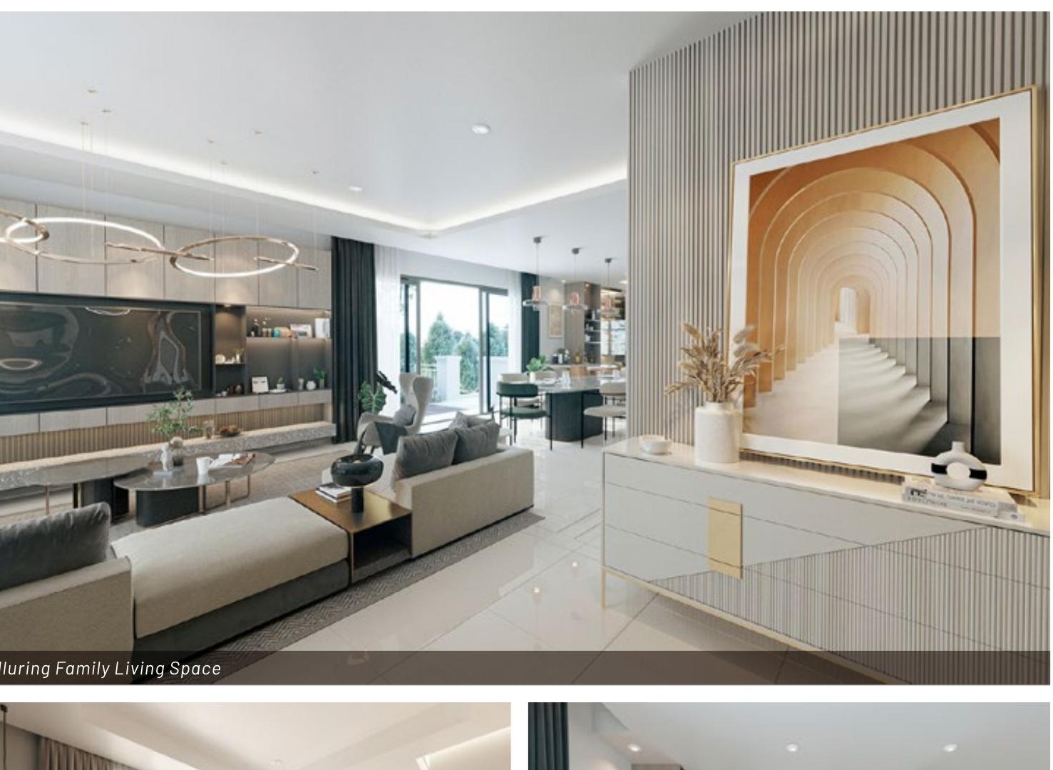 Ferringhi Hills — Living and dining area