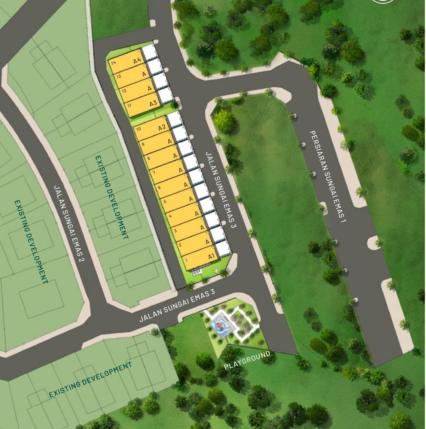 Ferringhi Hills — Superlink site plan