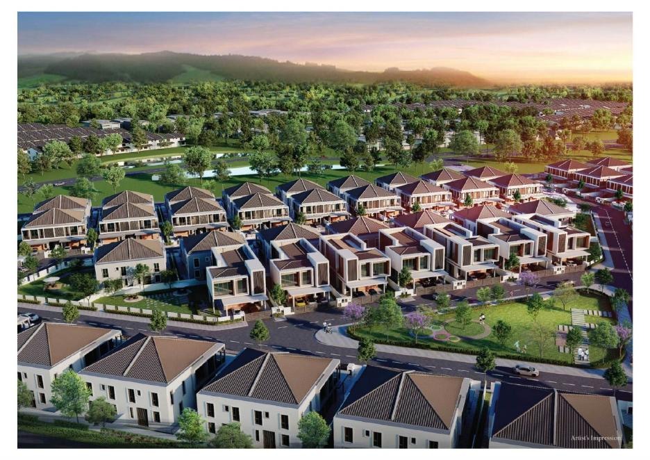 Garden Villa — Garden Villa neighbourhood aerial