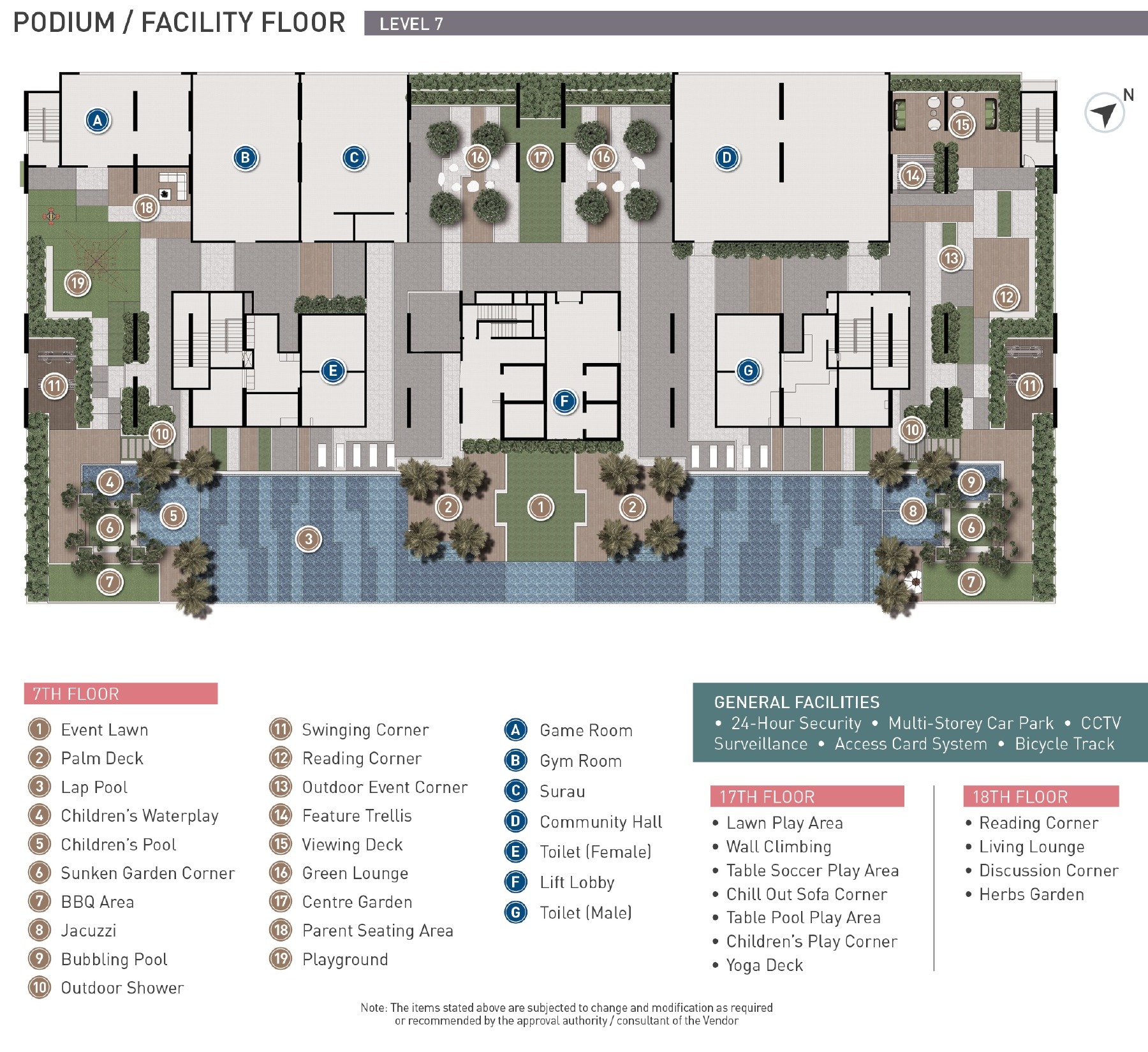 Goodwood Residences — Level 7 facilities plan