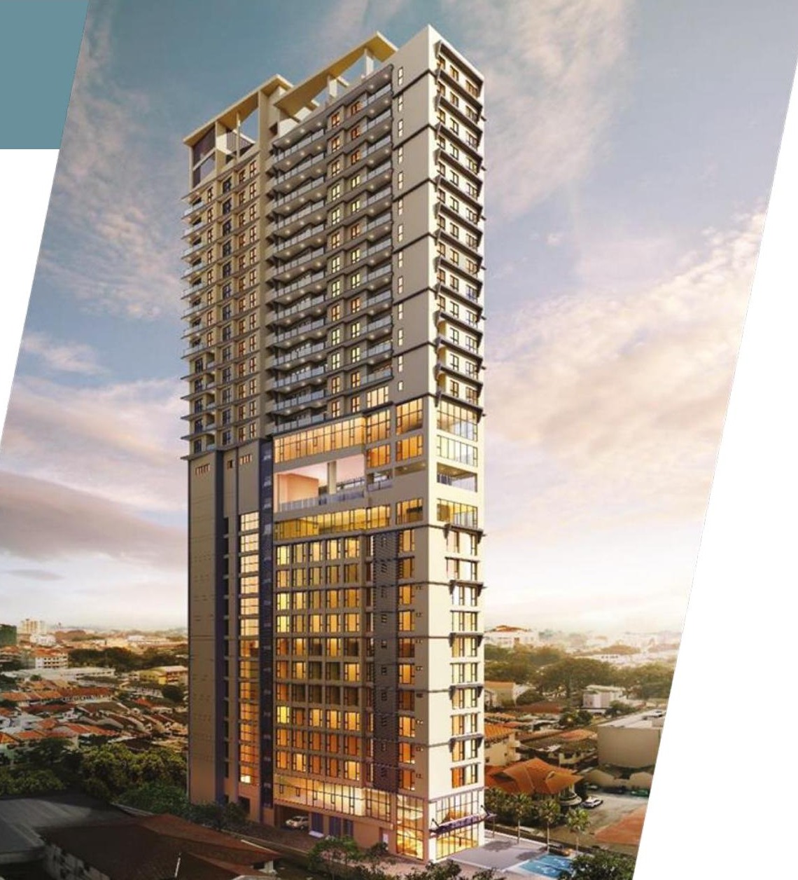 Green City Residences building facade — Developer artist impression