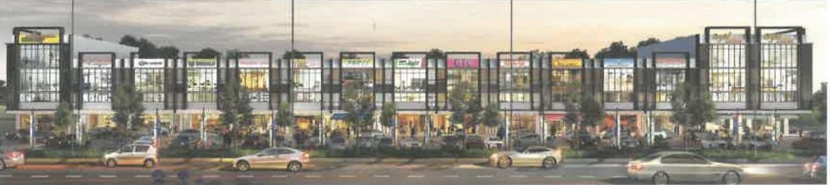 HI World City — Shop-office development overview