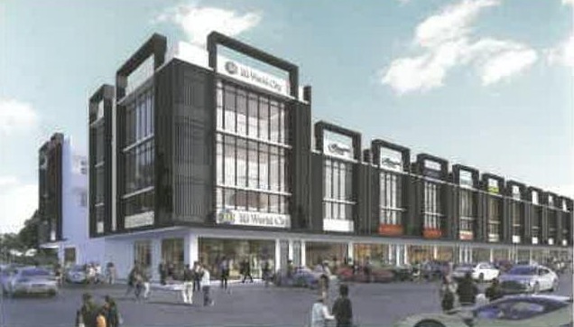 HI World City building facade — Developer artist impression